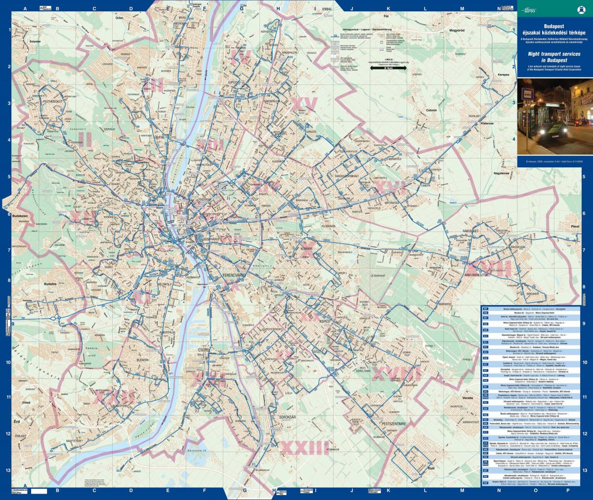 будапешт шөнө автобусны газрын зураг