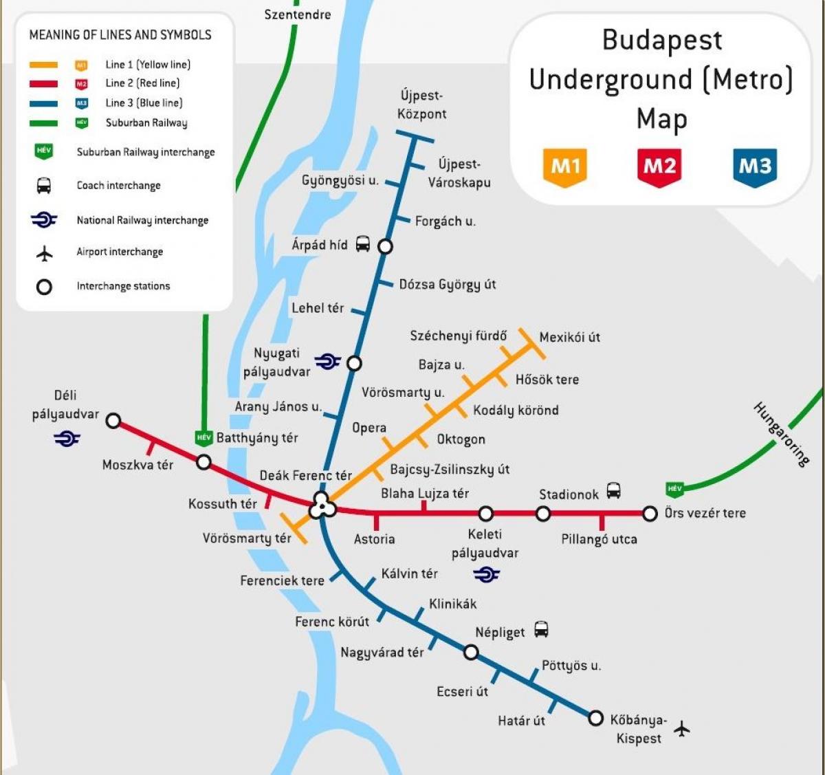 метроны газрын зураг унгар, будапешт