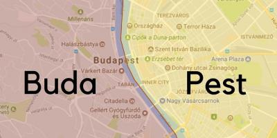 Будапешт хороололд газрын зураг