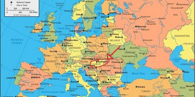 Будапешт байршил газрын зураг