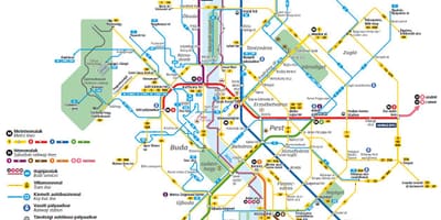 Будапешт bkk газрын зураг