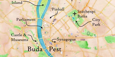 Buda эсвэл хортон газрын зураг
